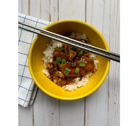 Orange Asian Chicken Is A Yummy Dinner Choice